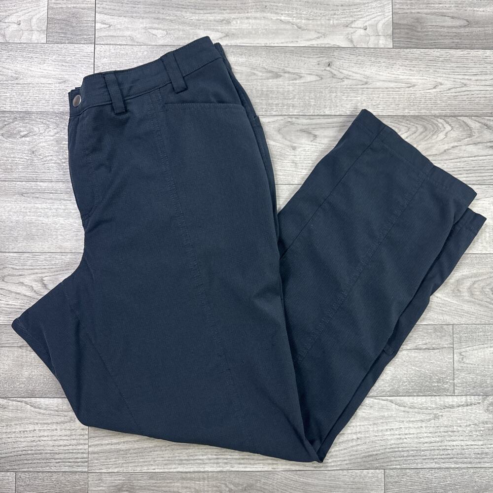 Duluth Trading Breezeshooter Slim Leg Convertible Pants High Rise Black sz 18